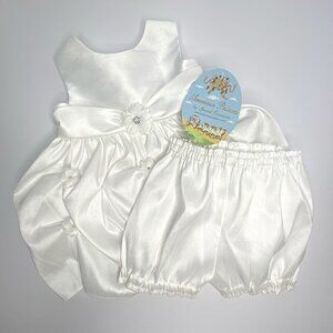 American Princess Embroidered Dress and Bloomers Size 18M